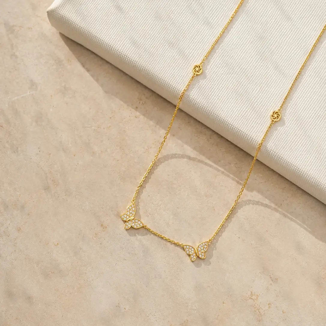 Bianca Butterfly Necklace
