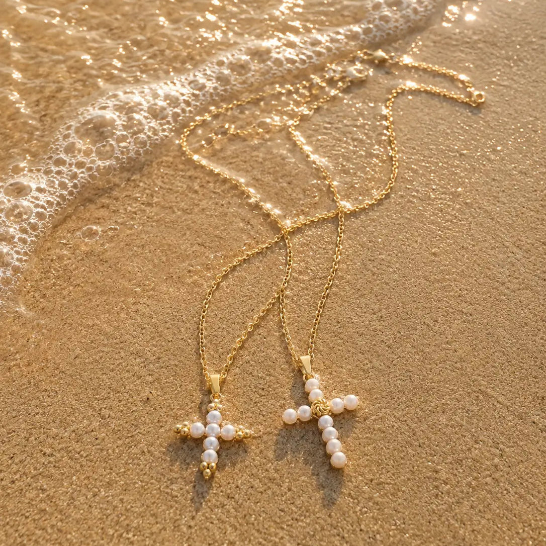 Celeste Cross Necklace Necklaces IceLink-VRNA