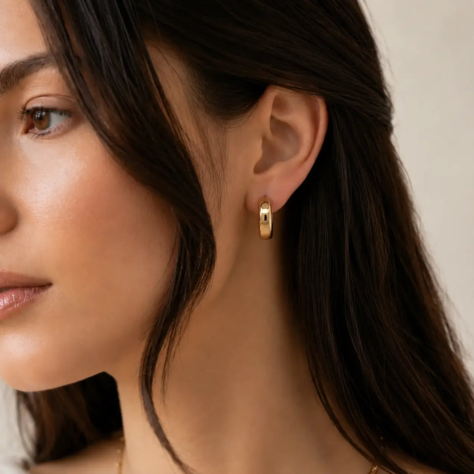 ‘Lena’ Hoop Earrings Earrings IceLink-NICE