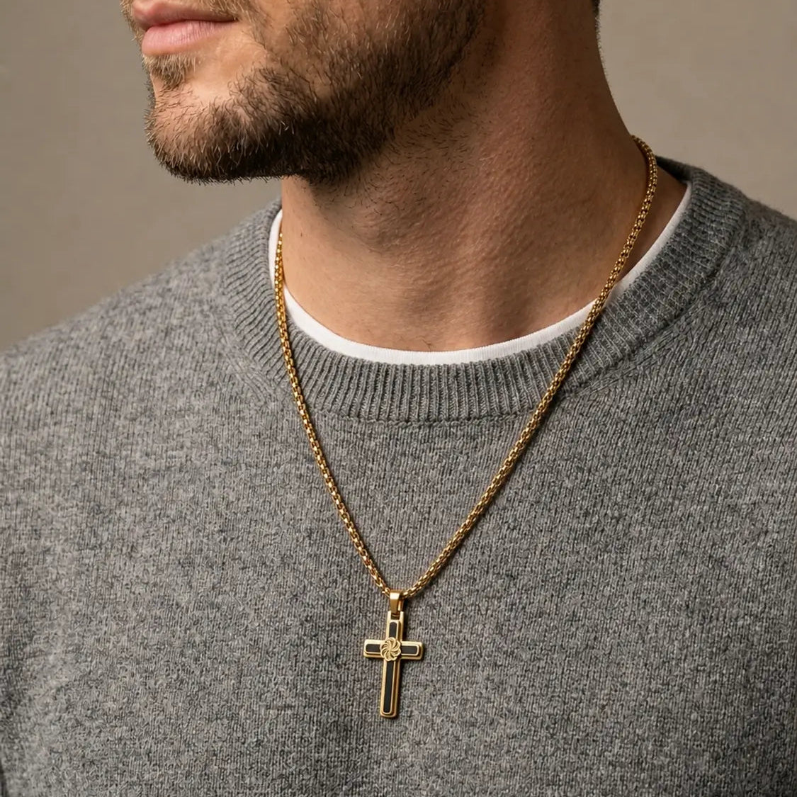 Atlas Cross Necklace Necklaces IceLink-VRNA