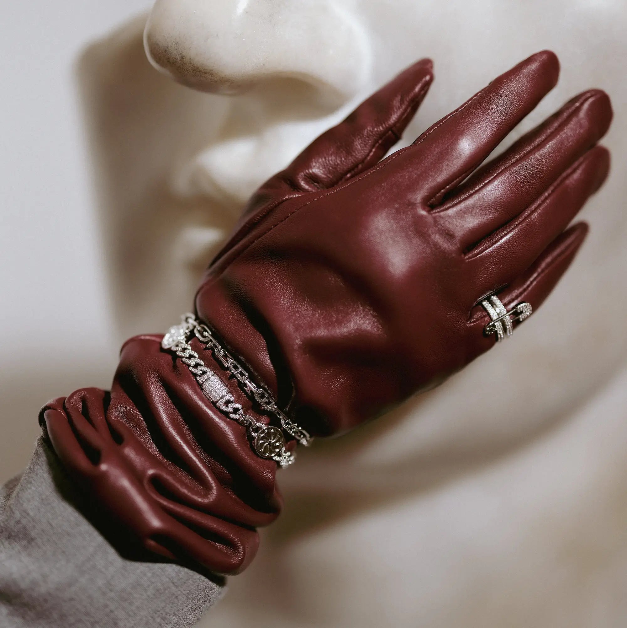 Chrome Link Paperclip Bracelet Bracelets IceLink-ATL