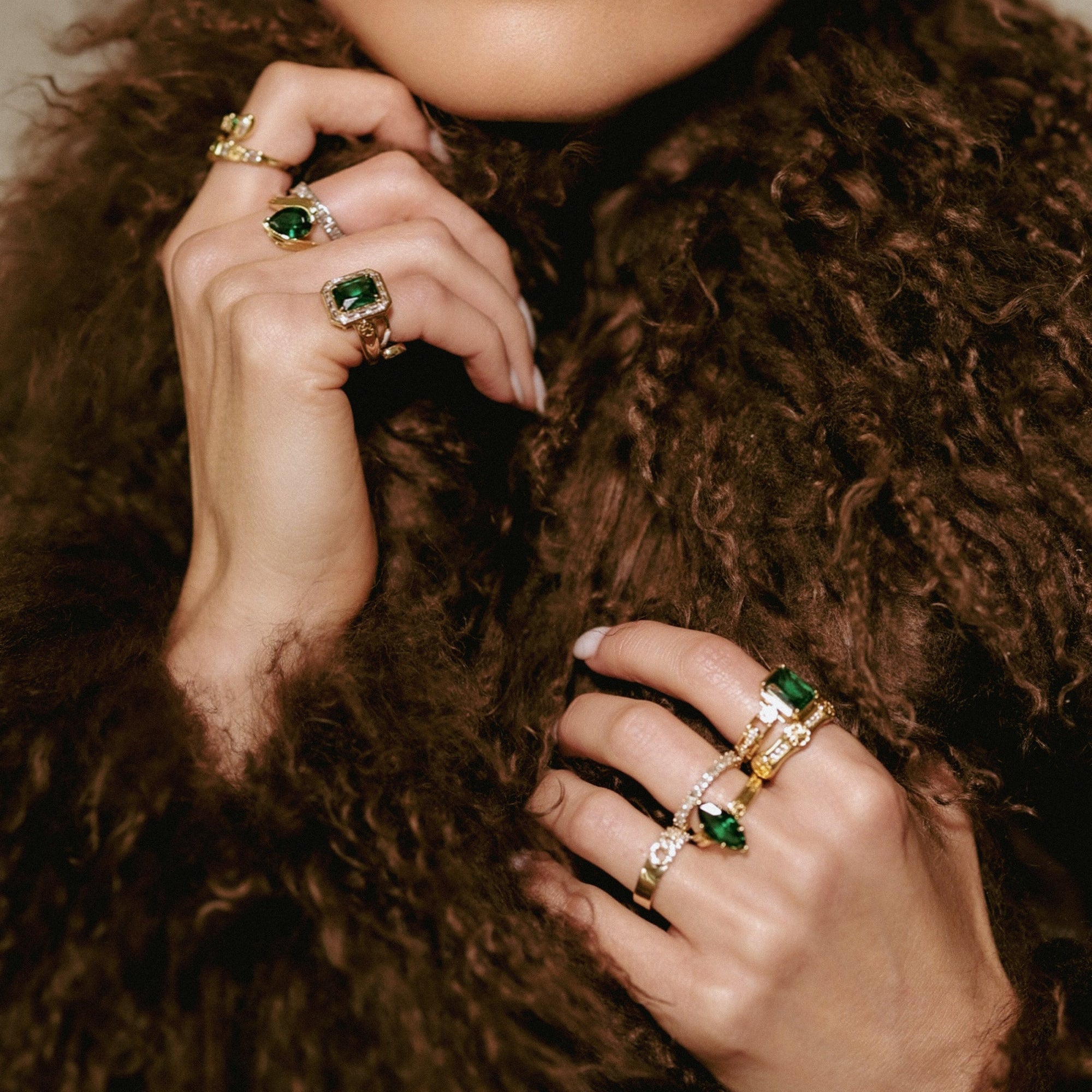 Serena Spiral Pear Ring Rings IceLink-ATL