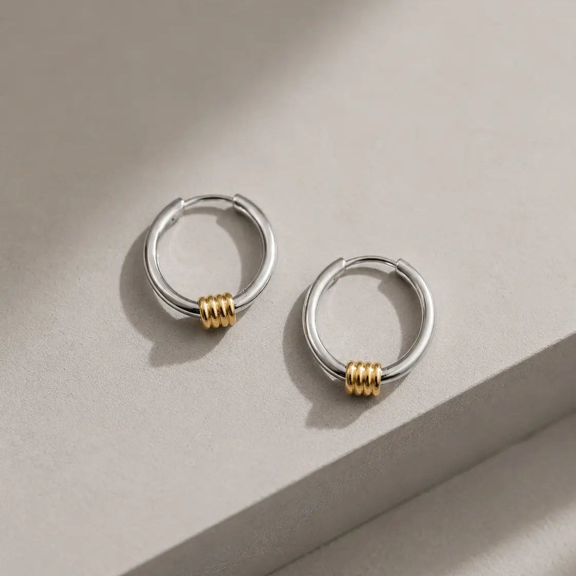 ‘Ciela’ Barrel Hoops — Bold Earrings IceLink-CINDY