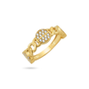 14K Cuban Halo Ring Rings IceLink-CAL 4