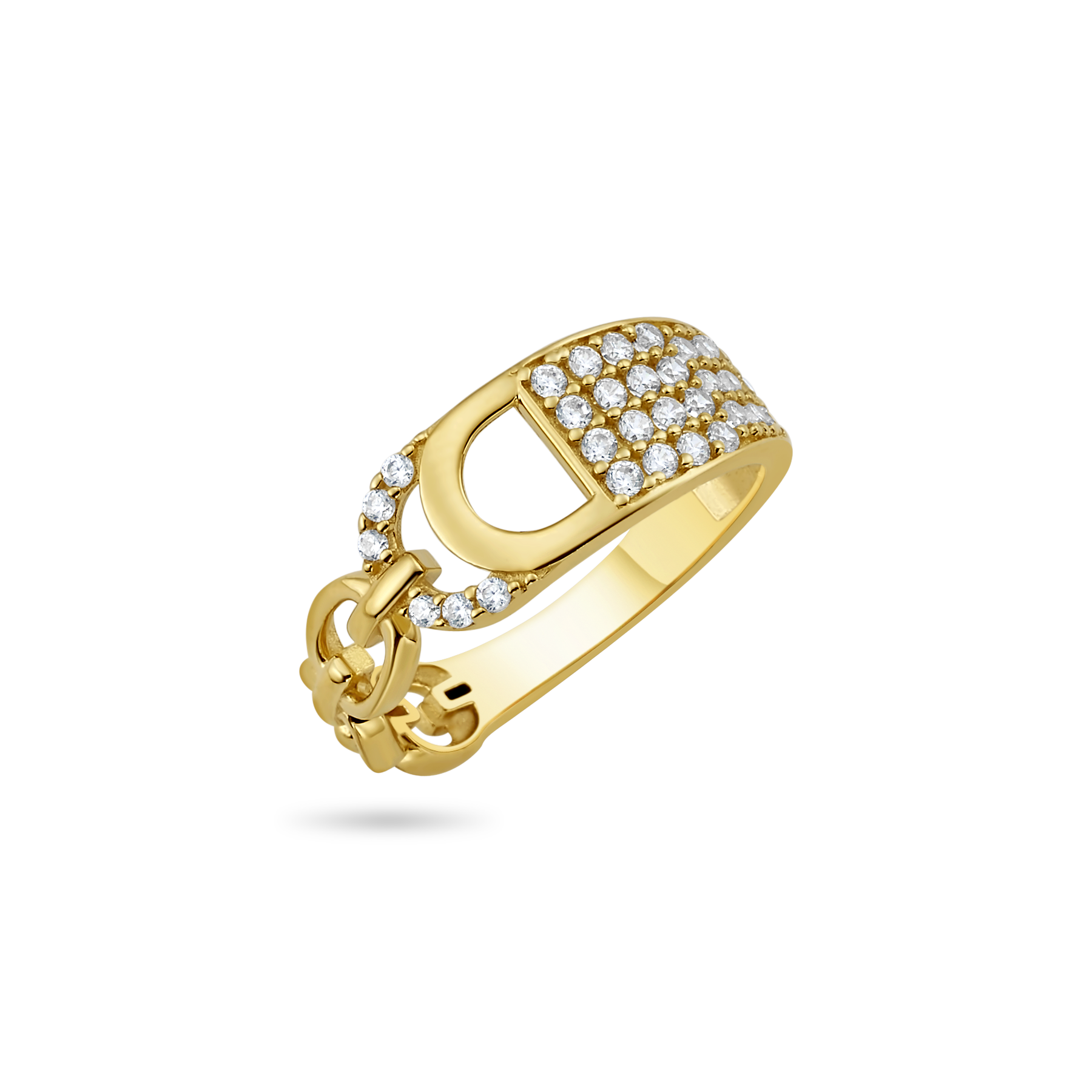 14K Double Down Ring Rings IceLink-CAL