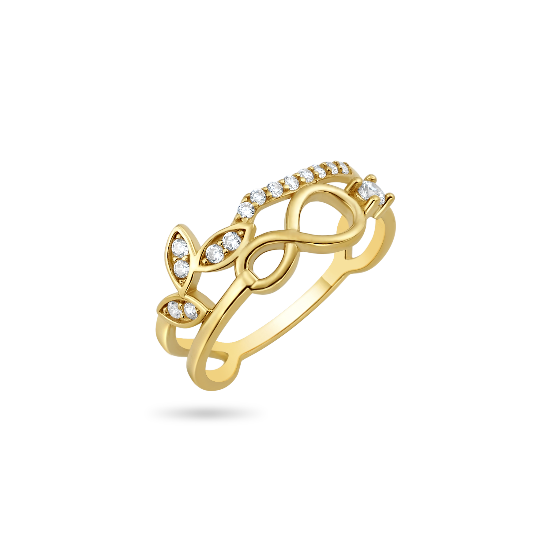 14K Infinity Diamond Ring (Sample Sale) Rings IceLink-CAL   