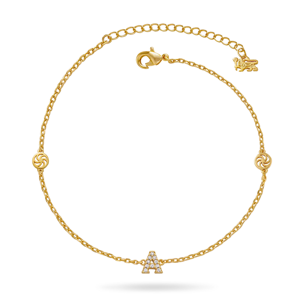 'True You' Initial Anklet Anklets IceLink-ATL