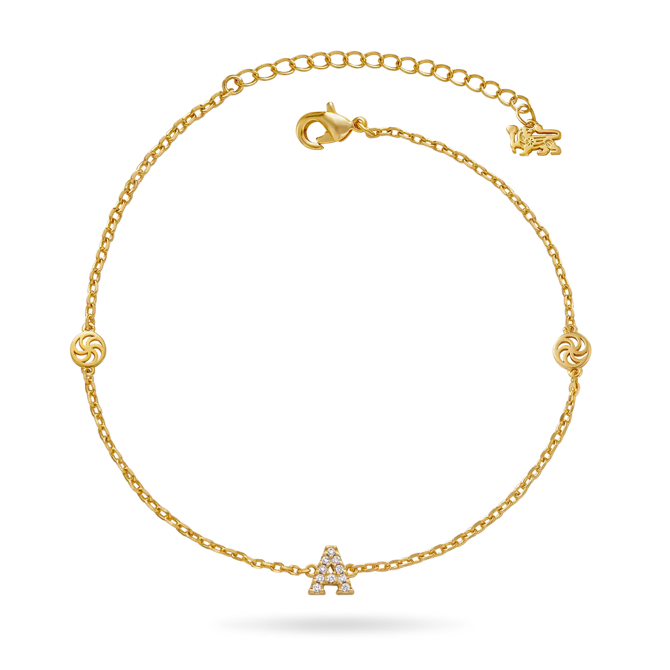 'True You' Initial Anklet Anklets IceLink-ATL