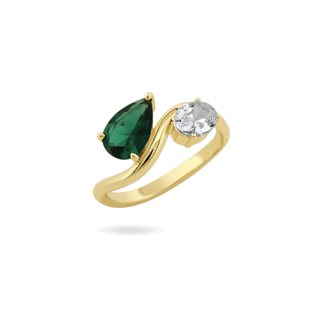 Eloise Toi et Moi Wave Ring Rings IceLink-ATL 5