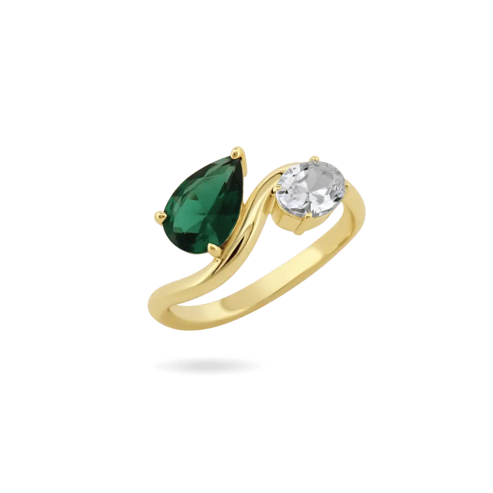 Eloise Toi et Moi Wave Ring Rings IceLink-ATL 5