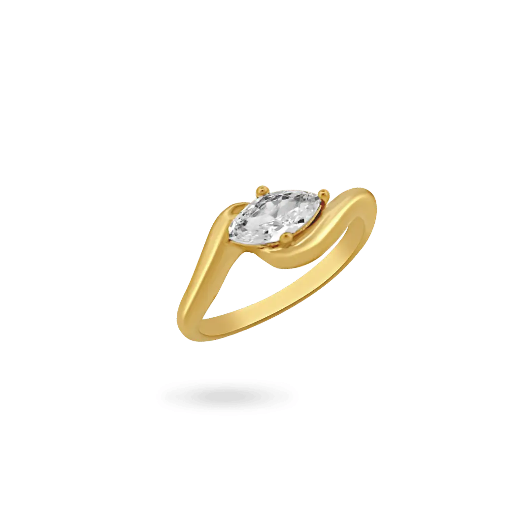 ‘Faye’ Wave Ring (Sample Sale) Rings IceLink-SODA