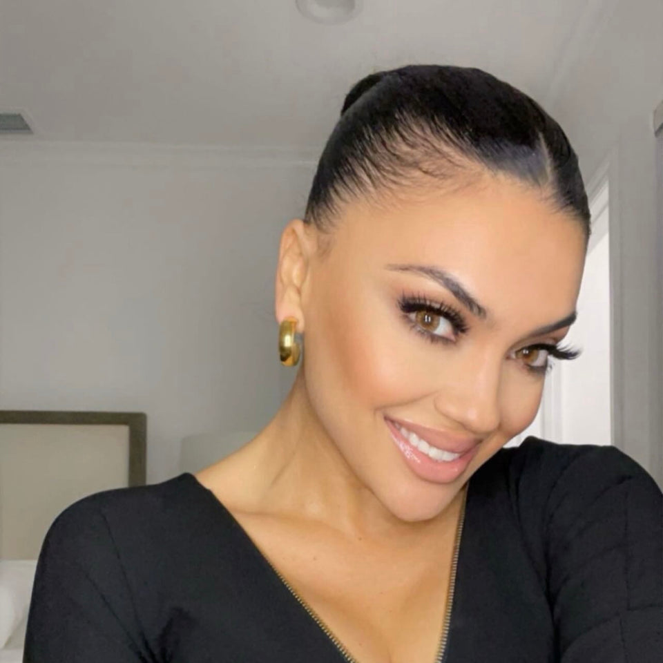 Sophia Hoop Earrings Earrings IceLink-BL   