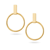 14K Nane Hoops Earrings IceLink-CAL   