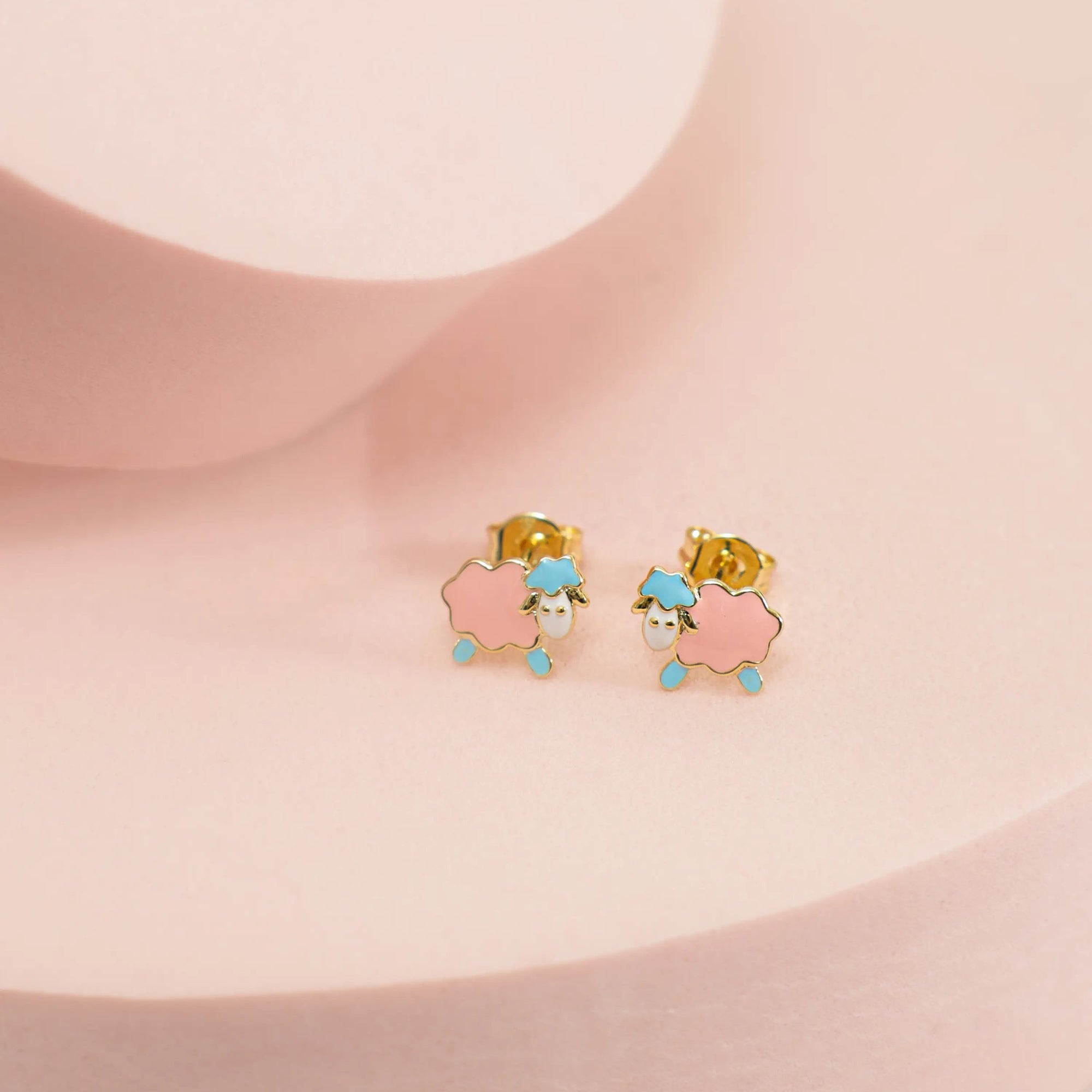 Kids Sheep Enamel Studs