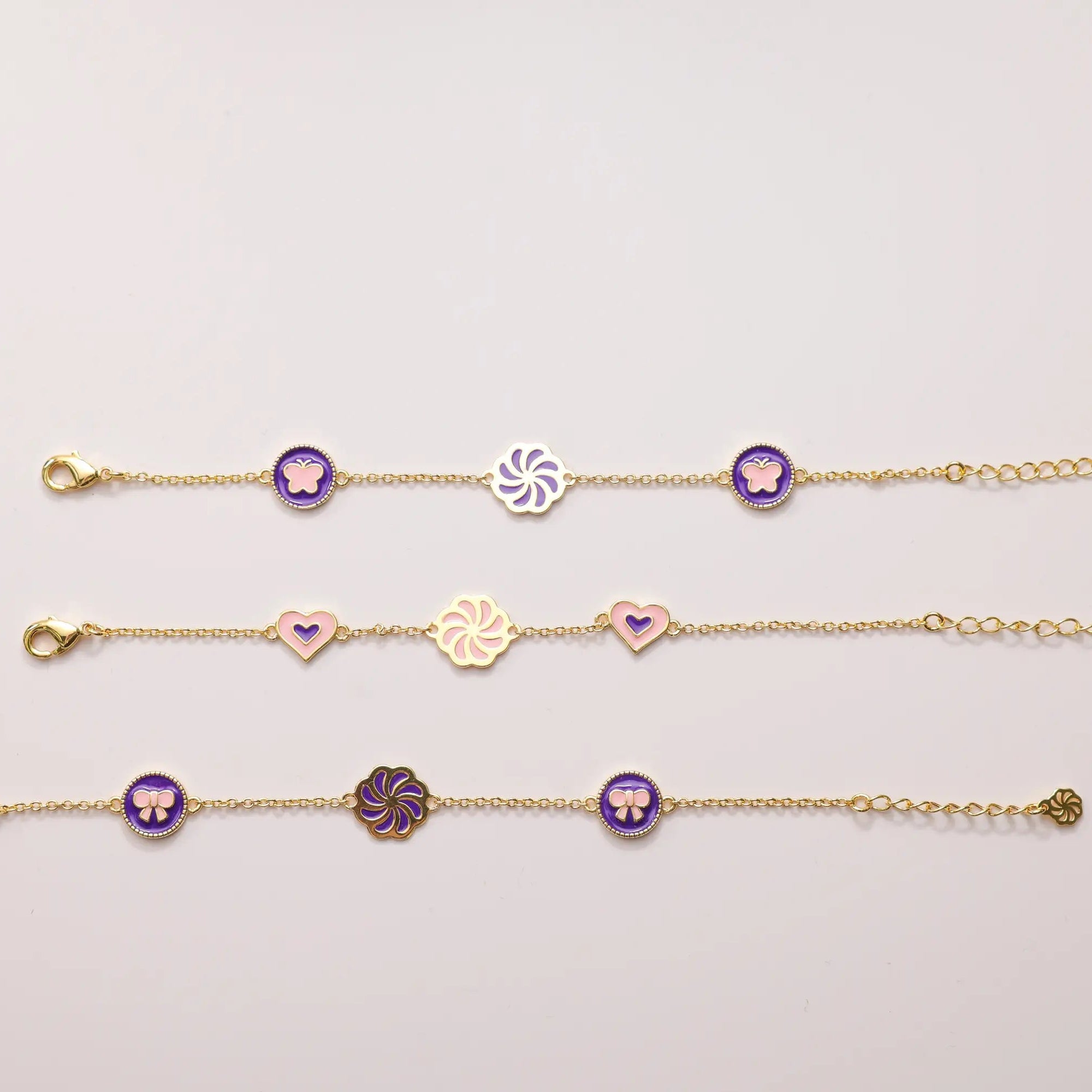 Kids 'Sienna' Heart Eternity Bracelet