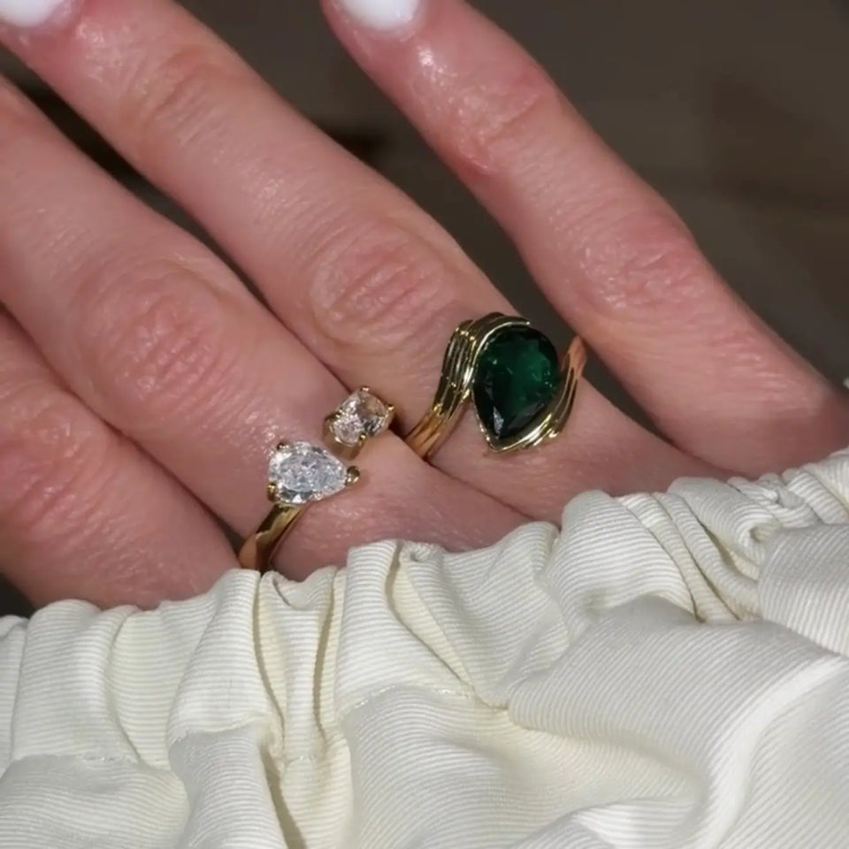 ‘Elsa’ Double Stone Ring Rings IceLink-SODA 5