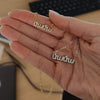 &#39;Mama&#39; Armenian Paperclip Necklace (Sample Sale)