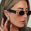 10K Large Maeve Earrings 32mm Earrings IceLink-SVN