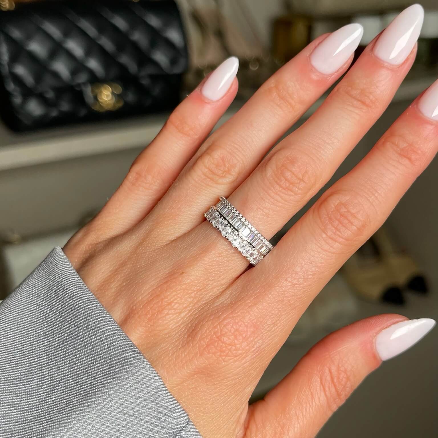 'Roxana' Triple Layer Ring Rings IceLink-ATL