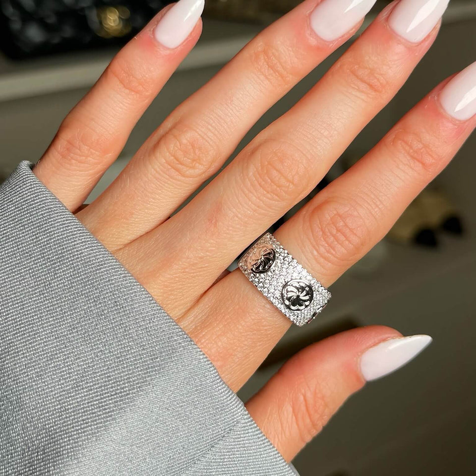 'Zaria' Eternity Spiral CZ Ring Rings IceLink-ATL
