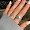 &#39;Lexa&#39; Eternity Baguette Band Rings IceLink-ATL