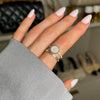 14K Radiant Halo Ring Rings IceLink-CAL