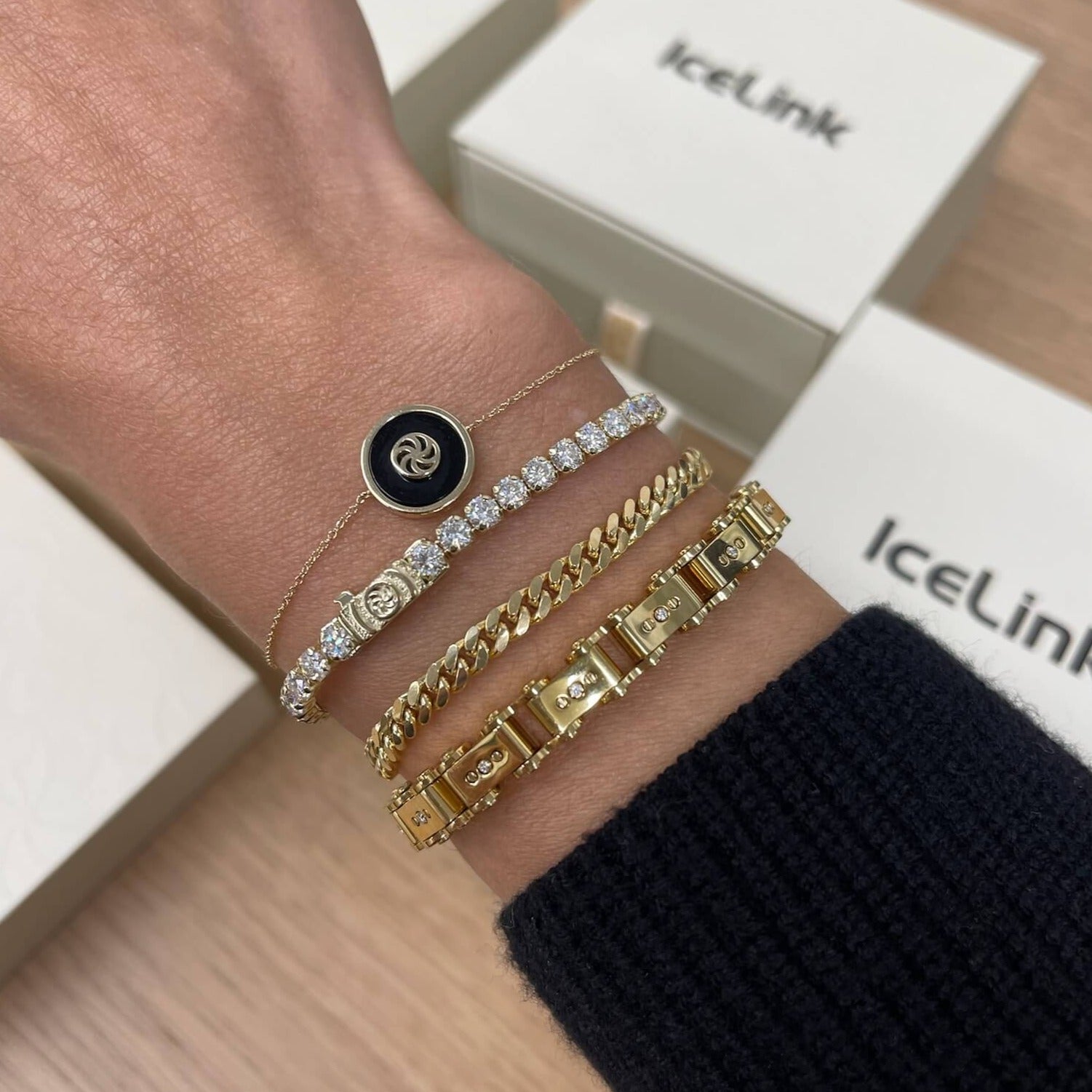 14K 4mm Miami Cuban Link Bracelet Bracelets IceLink-CAL   