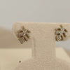 14K Leaf Diamond Stud Earrings (Sample Sale) Earrings IceLink-CAL   