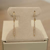 14K Drop Diamond Earrings (Sample Sale) Earrings IceLink-SVN 14K Gold