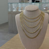 14K 4mm Miami Cuban Link Chain Necklaces IceLink-CAL   