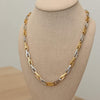 14K Two-Tone Titan Link Chain Necklace Necklaces IceLink-CAL   