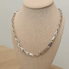 14K White Gold Titan Link Chain Necklace Necklaces IceLink-CAL   