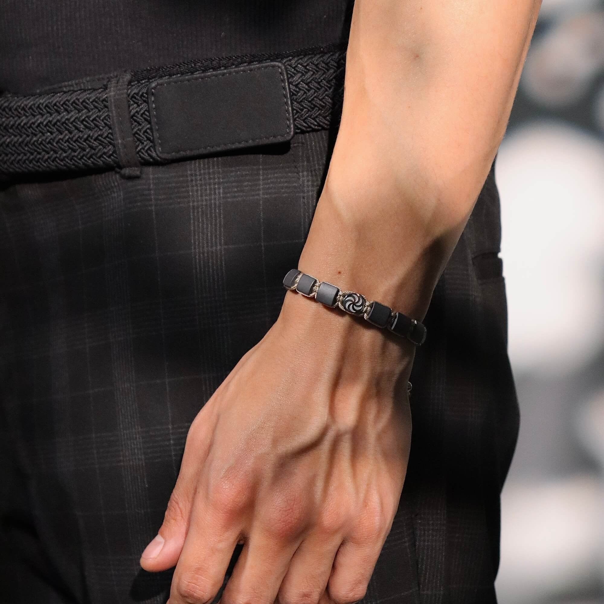 Grey Eternal Link Cord Bracelet Bracelets IceLink-VA