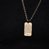 John 3:16 Dog Tag Prayer Necklace Necklaces IceLink-RAN