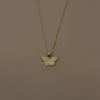 14K Mini Butterfly Pendant Necklaces IceLink-CAL