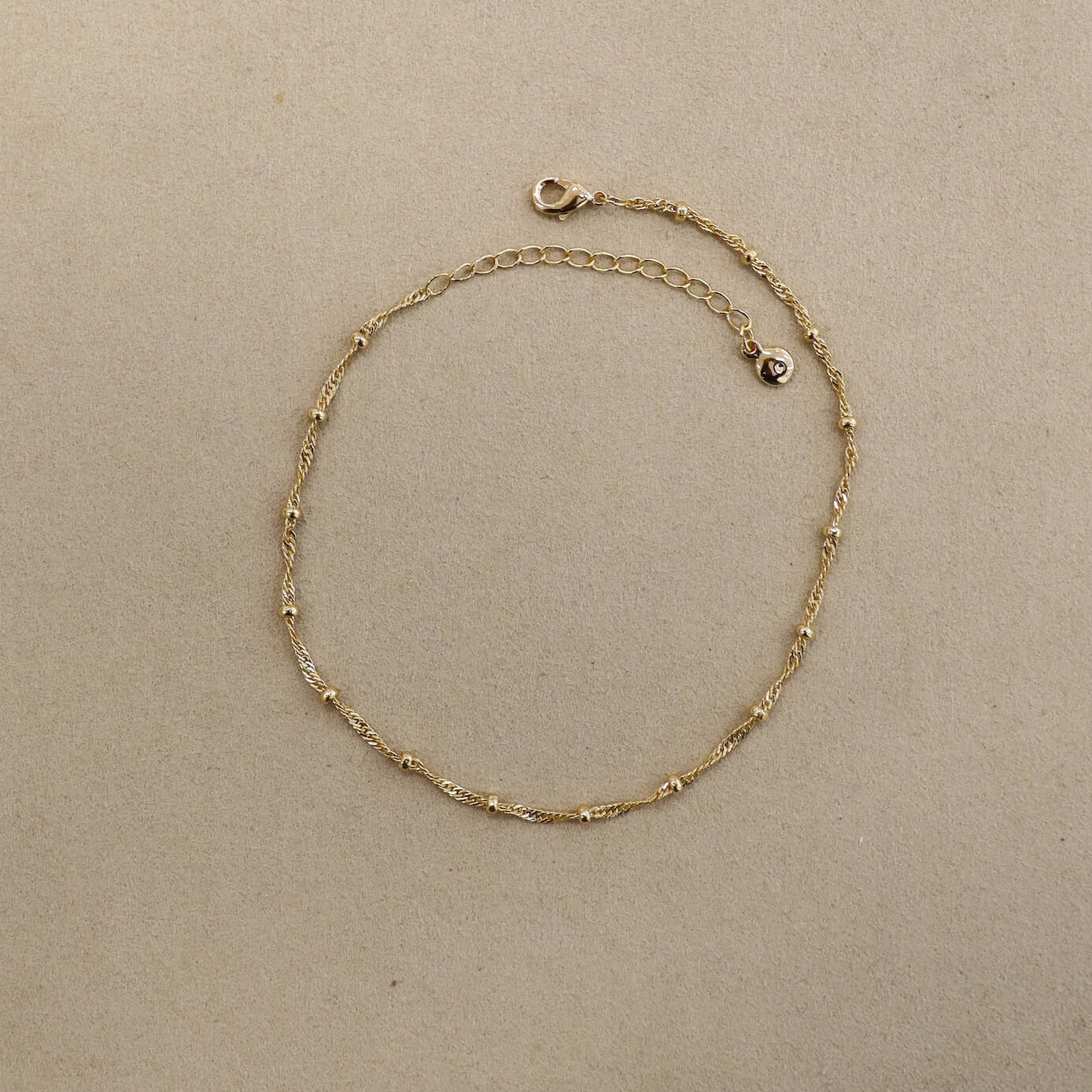 Twist Bead Anklet
