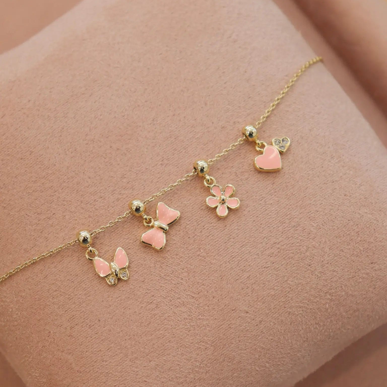 CharmSlide™ Bracelet Base (4 Free Charms) Bracelets IceLink-SKY