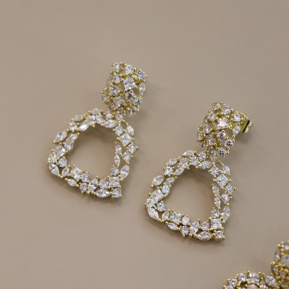 ‘Elara’ Cluster Earrings (Sample Sale) Earrings IceLink-CINDY