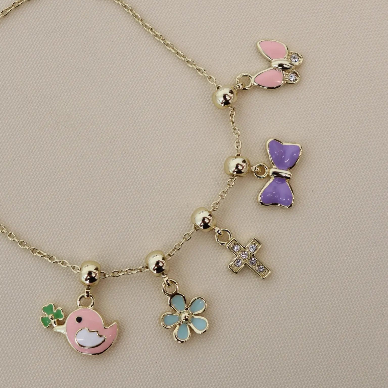 CharmSlide™ Bracelet Base (4 Free Charms) Bracelets IceLink-SKY