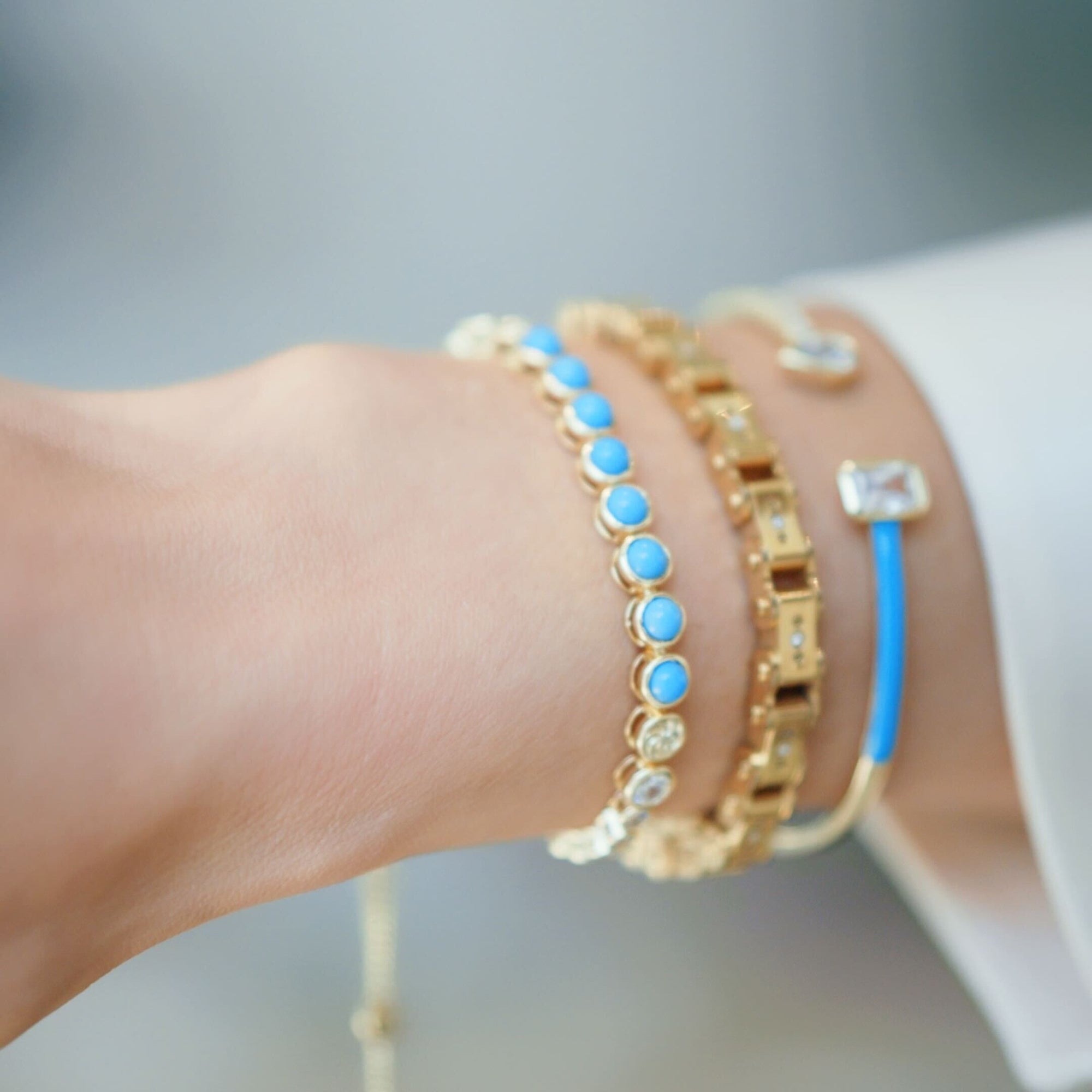 Turquoise Eternity Bracelet Bracelets IceLink-ATL   