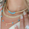 Oval Turquoise Necklace Necklaces IceLink-ATL   