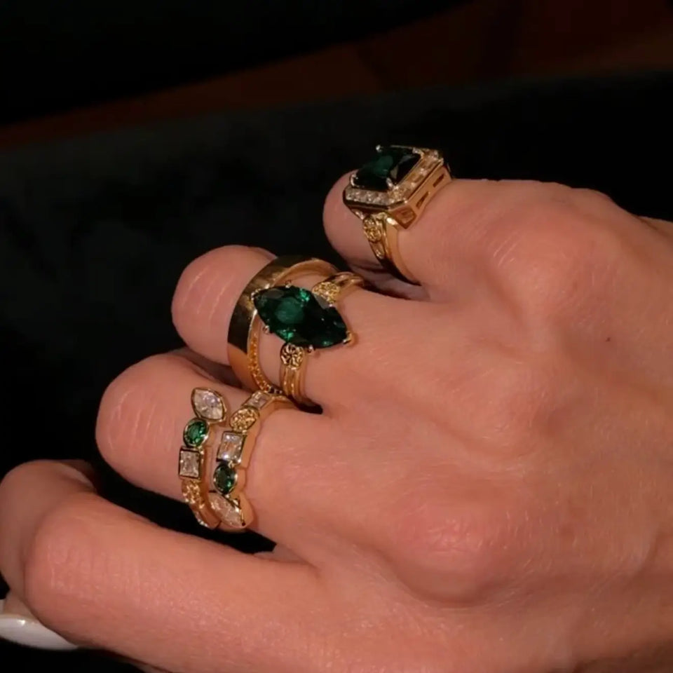 'Sienna' Wrap Ring Rings IceLink-ATL 5