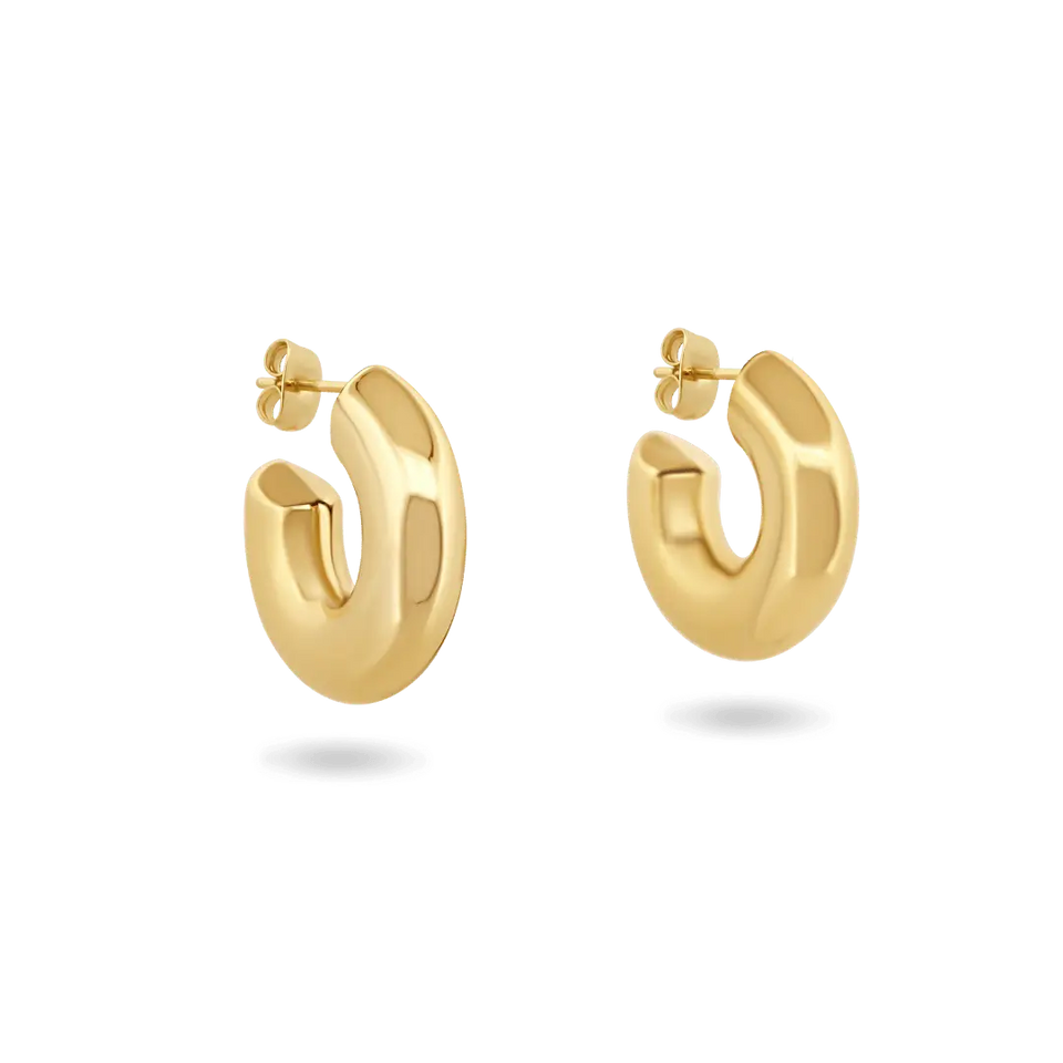 ‘Nola’ Bubble Huggies (Sample Sale) Earrings IceLink-CINDY