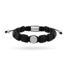 Onyx Eternal Link Cord Bracelet Bracelets IceLink-VA Stainless Steel
