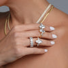 14K &#39;Suzy&#39; Marquise Cut Ring Rings IceLink-CAL   