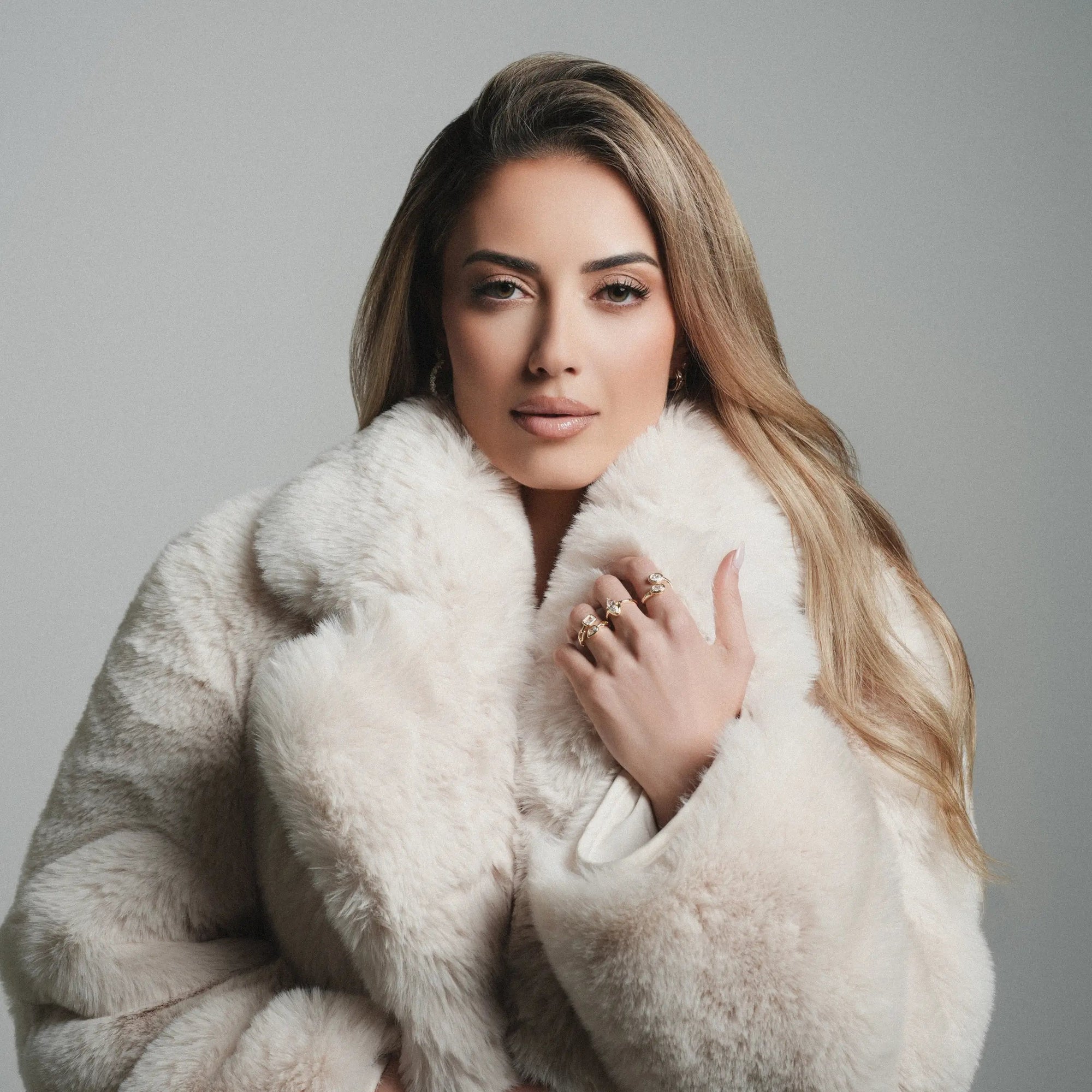 'Suzy' Marquise Floater Ring Rings IceLink-NICE