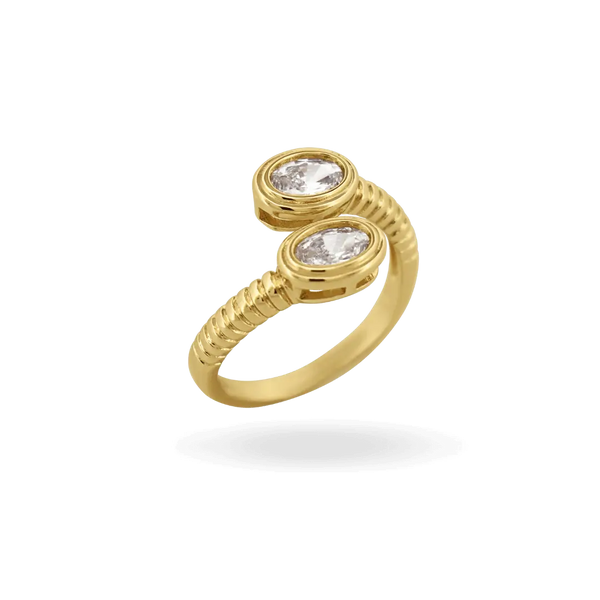Ice Link 'Quinn' Oval Cable Ring