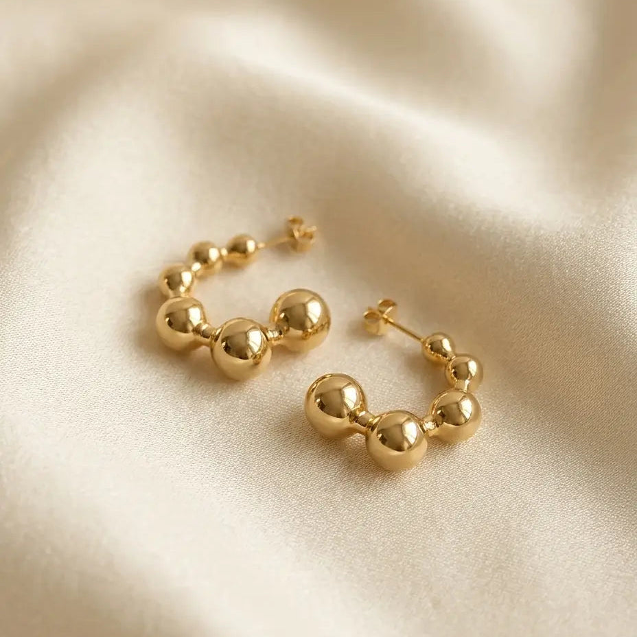 ‘Rena’ Beaded Drop Earrings Earrings IceLink-CINDY