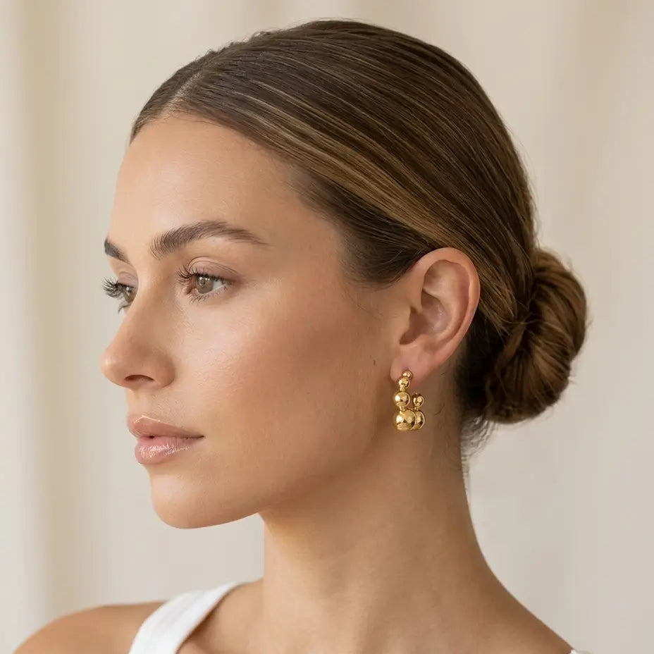 ‘Rena’ Beaded Drop Earrings Earrings IceLink-CINDY