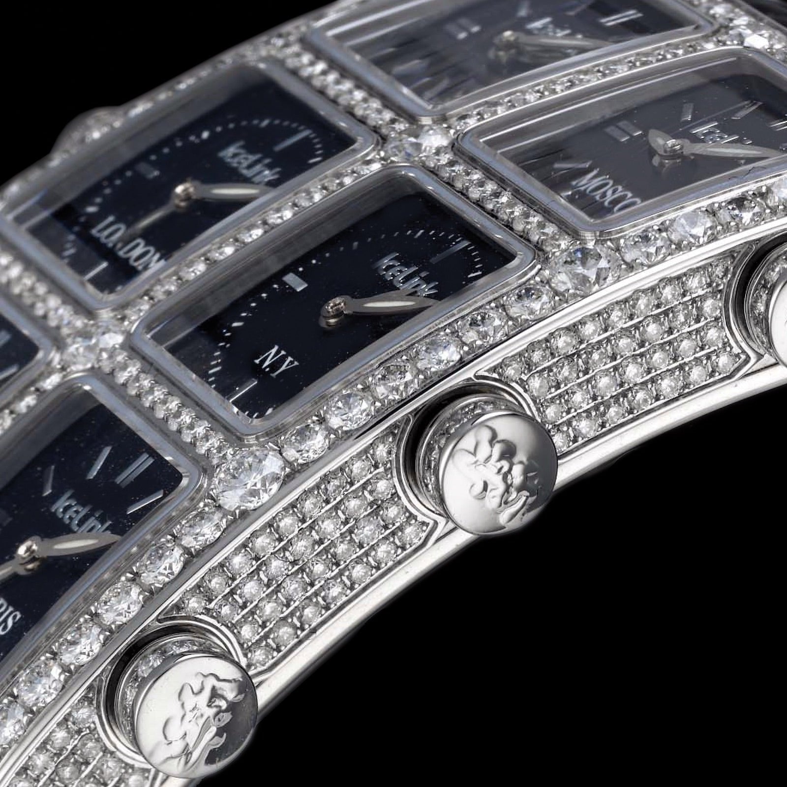 Como 6TZ Diamond Watch Presidential IceLink   